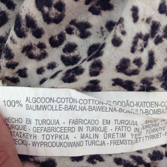 ZARA BASIC Leopard Print Button Up Adjustable Sle… - image 9