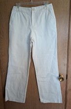Lauren Ralph Lauren Wide Leg Cotton Chino Pants Women's Size 4  See Photos 