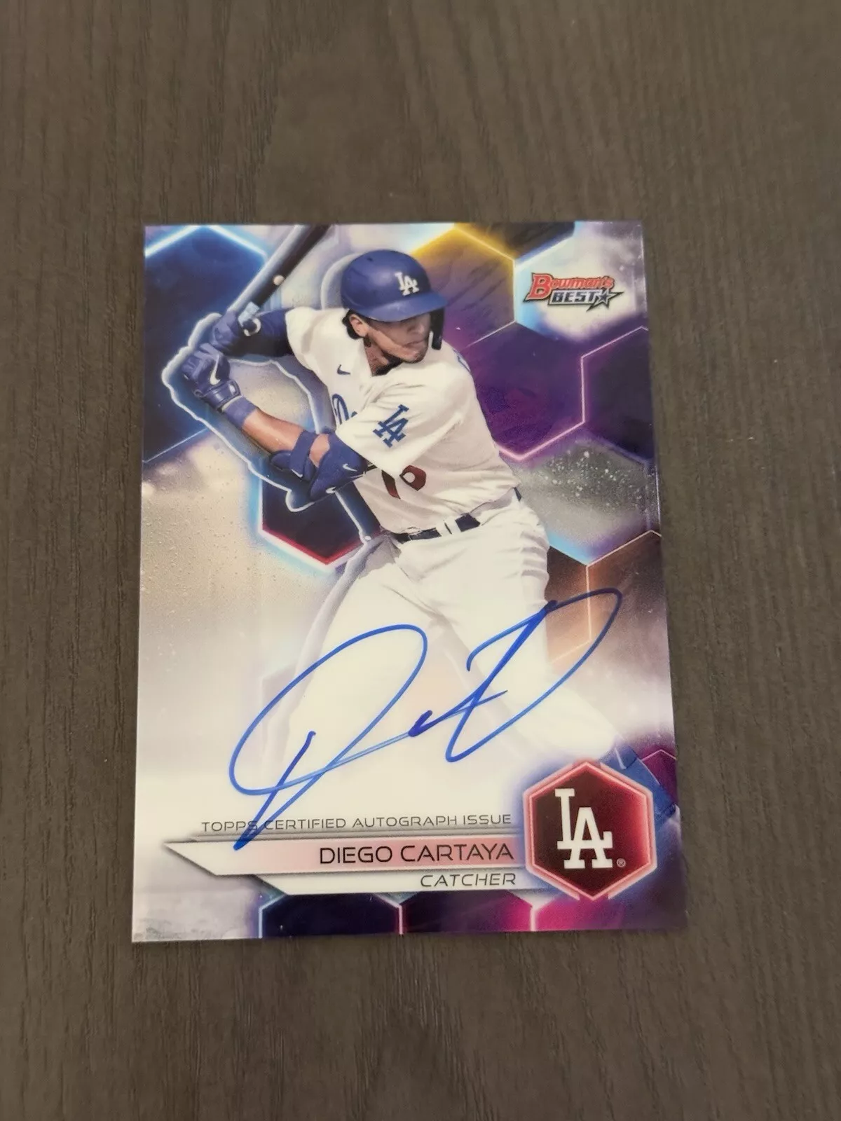 Diego Cartaya trading card