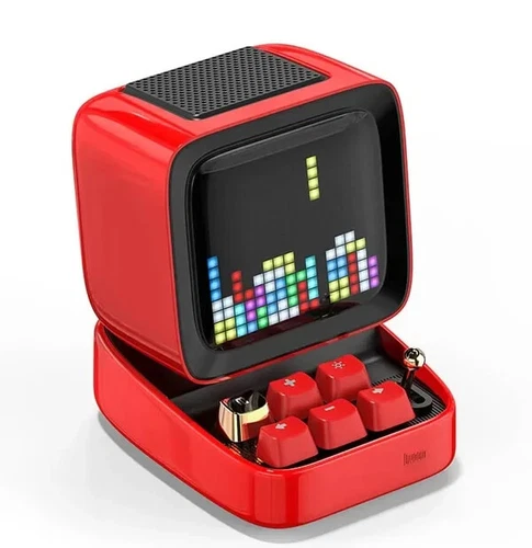 Retro Pixel Art Bluetooth Speaker & Alarm Clock – LED Display, Wireless Audio - Picture 5 of 6