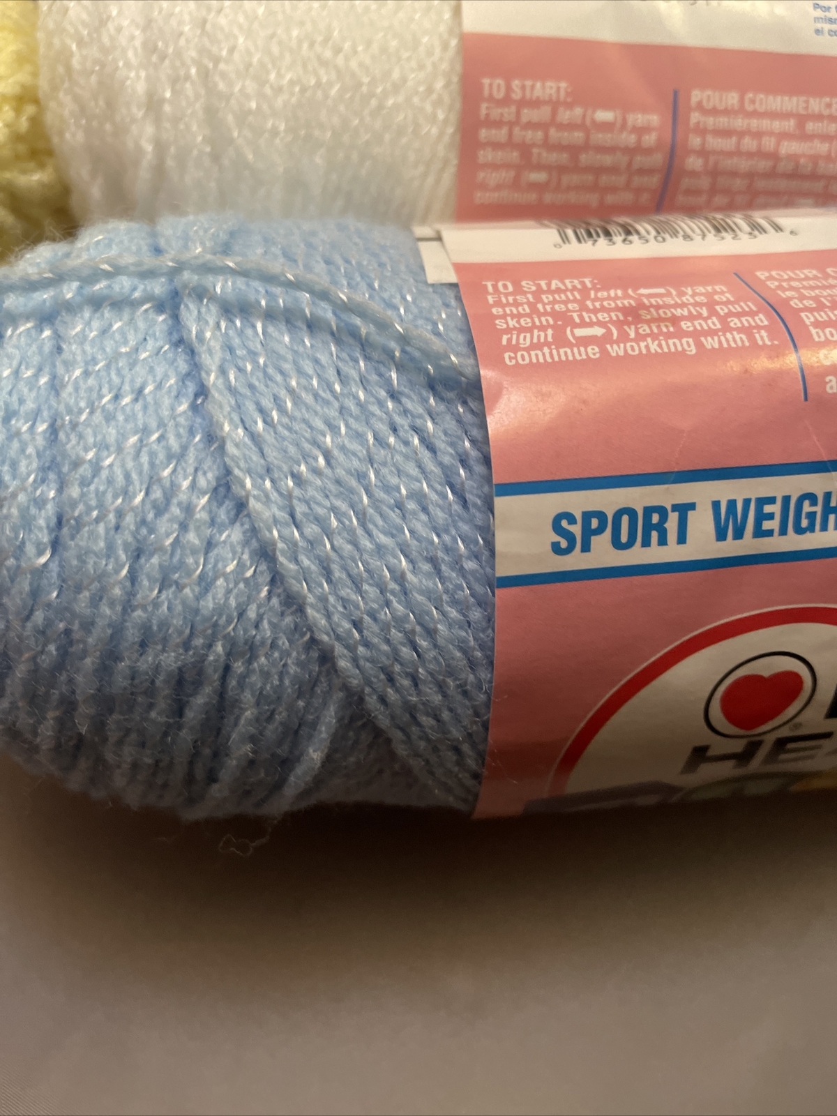 Red Heart Yarn Baby Sport Pompadour 6oz various colors *You Pick* Never