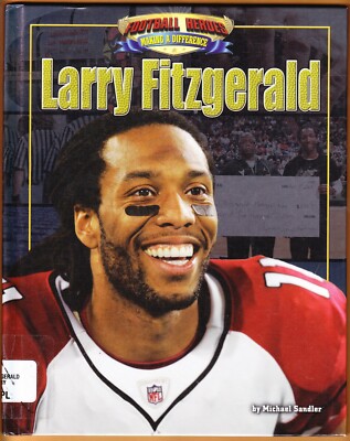 LARRY FITZGERALD 2010 book ARIZONA CARDINALS Pitt Panthers PITTSBURGH Sandler