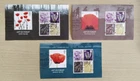GB QEII Comm. Stamps. 2006, 2007, 2008) Lest We Forget. 3 MS issues (ex FDC)