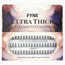 FYNE INDIVIDUAL EYELASH EXTENSIONS - 12 PLY CLUSTER LASHES - 60 PER PACK