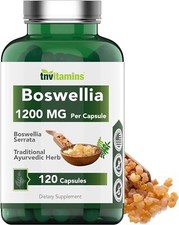Extra Strength Boswellia Serrata Joint Support Supplement 120 Capsules 1200Mg