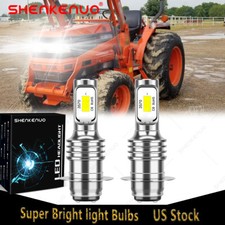 2Pcs Bright White LED headlight bulbs for Kubota L3010 L3130 L3200 L3300 bulbs