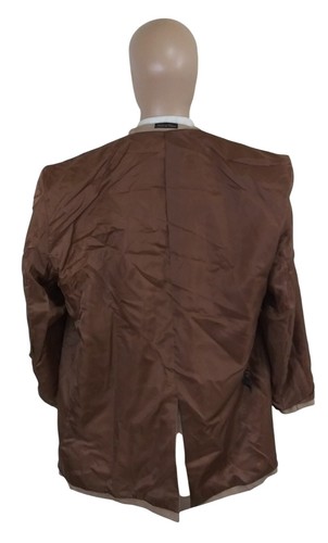 Circle S Western Cowboy Two Button Beige Suede Blazer Sport Coat Jacket 50R - Picture 7 of 10