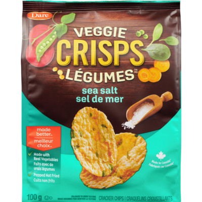 2-Pack Dare Veggie Crisps Sea Salt