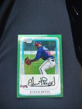 2011 Bowman Chrome - Prospects Green X-Fractor #BCP145 Elmer Reyes (RC)(JGA)