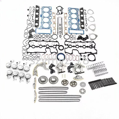 Engine Overhaul Rebuild/Timing Chain Kit for Audi VW S5 A6 A8 S8 Q7 C6 4.2L 5.2L - Picture 1 of 9