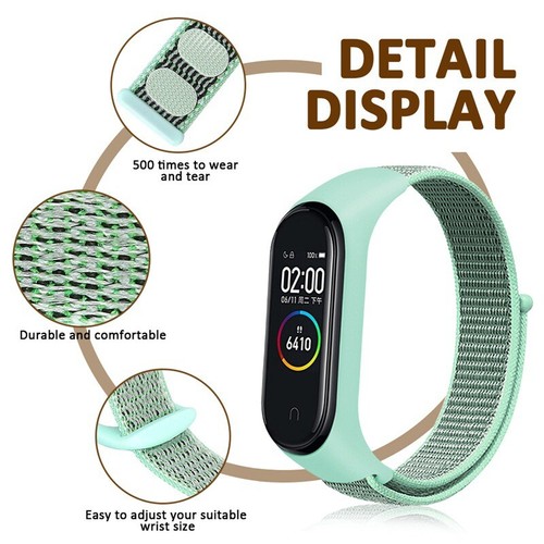 Wrist Straps Silicone Bracelets Breathable Wristband For Xiaomi Mi Band 3/4/5 ~ - Picture 4 of 14