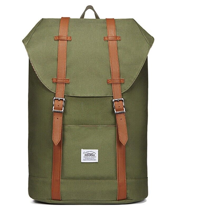 Large Capacity Retro Backpack Student Schoolbag Travel Mountain Bag Laptop Bag