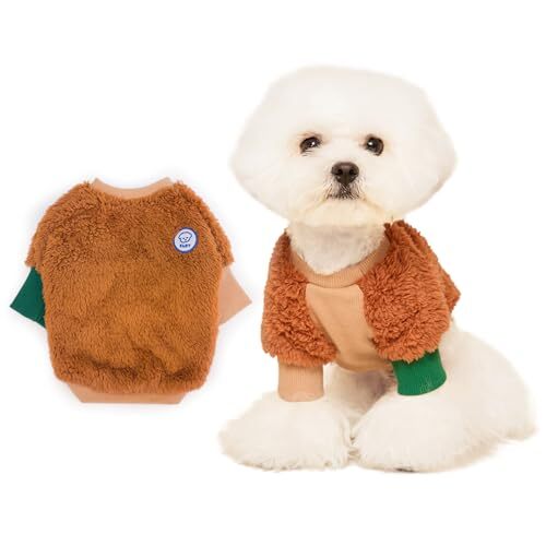 Designer Dog Fleece Sweater Fluffy and Warm for Cold Weather XXLarge