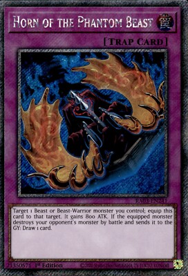 Horn der Phantombestie - Platinum Secret Rare 1. Auflage RA03-DE241 - NM - YuGiOh