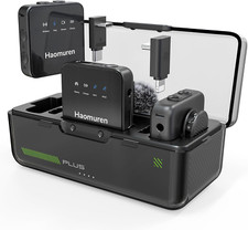 Wireless Lavalier Mic Compatible with Bluetooth for Video Recording,Stream,Vlogs