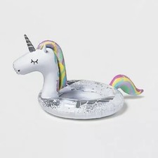 NEW Sun Squad Inflatable Lil' Unicorn Float toddler 12-36 month 40lbs Pool float
