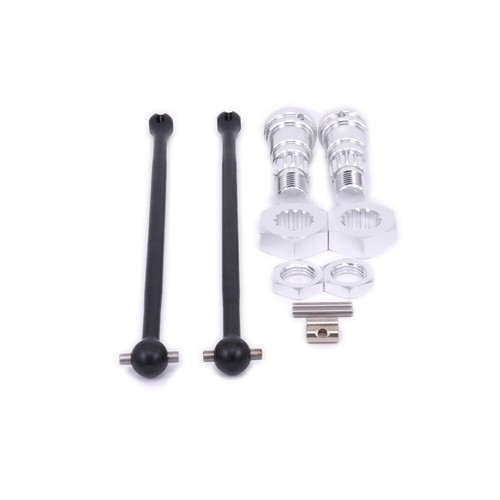 RCAWD Alloy Drive Shaft With Stub Axle Hub Hex Nut For TRX Xxmax XMAXX