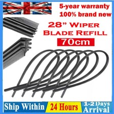 28''Car Silicone Frameless Windshield Wiper Blade Refill Wiper Strip 700MM Cut
