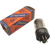 Emerson Vintage Vacuum Tube Model 6AX5GT Valve Tested Good IOB Radios Amplifiers