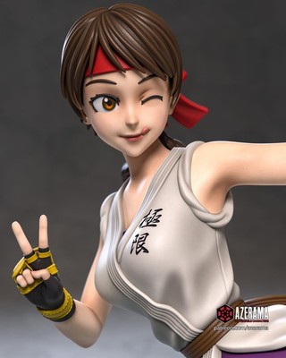 Yuri Sakazaki - Figure 3d Print Model kit Unpainted Unassembled