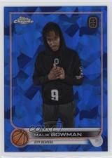 2022-23 Topps Chrome OTE Overtime Elite Sapphire Malik Bowman #87 0wq