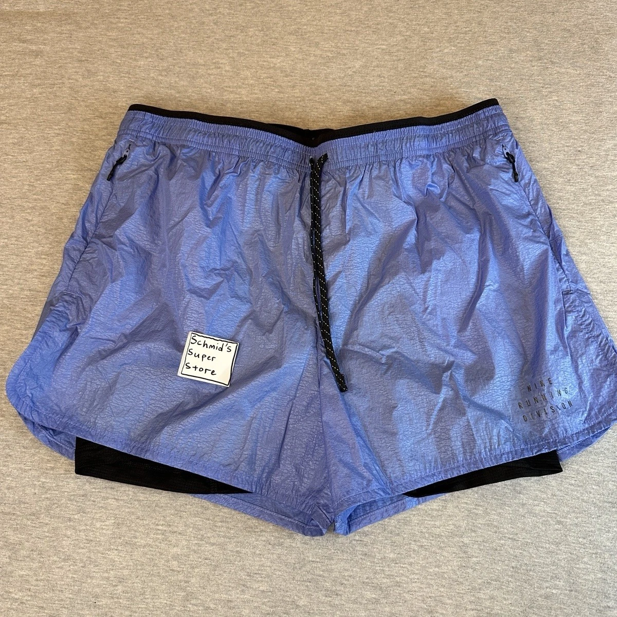 Nike Running Division 7'' 2-in-1 Running Shorts Polar Blue Men’s Sz M FB8544-450