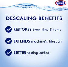 Dezcal Coffee and Espresso Descaler and Cleaner - 2 Pack - Activated Scale Re...