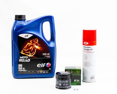 Wartungskit Entleerung für HONDA CBR 600 F von 1987 bis 2007 ELF 10W40