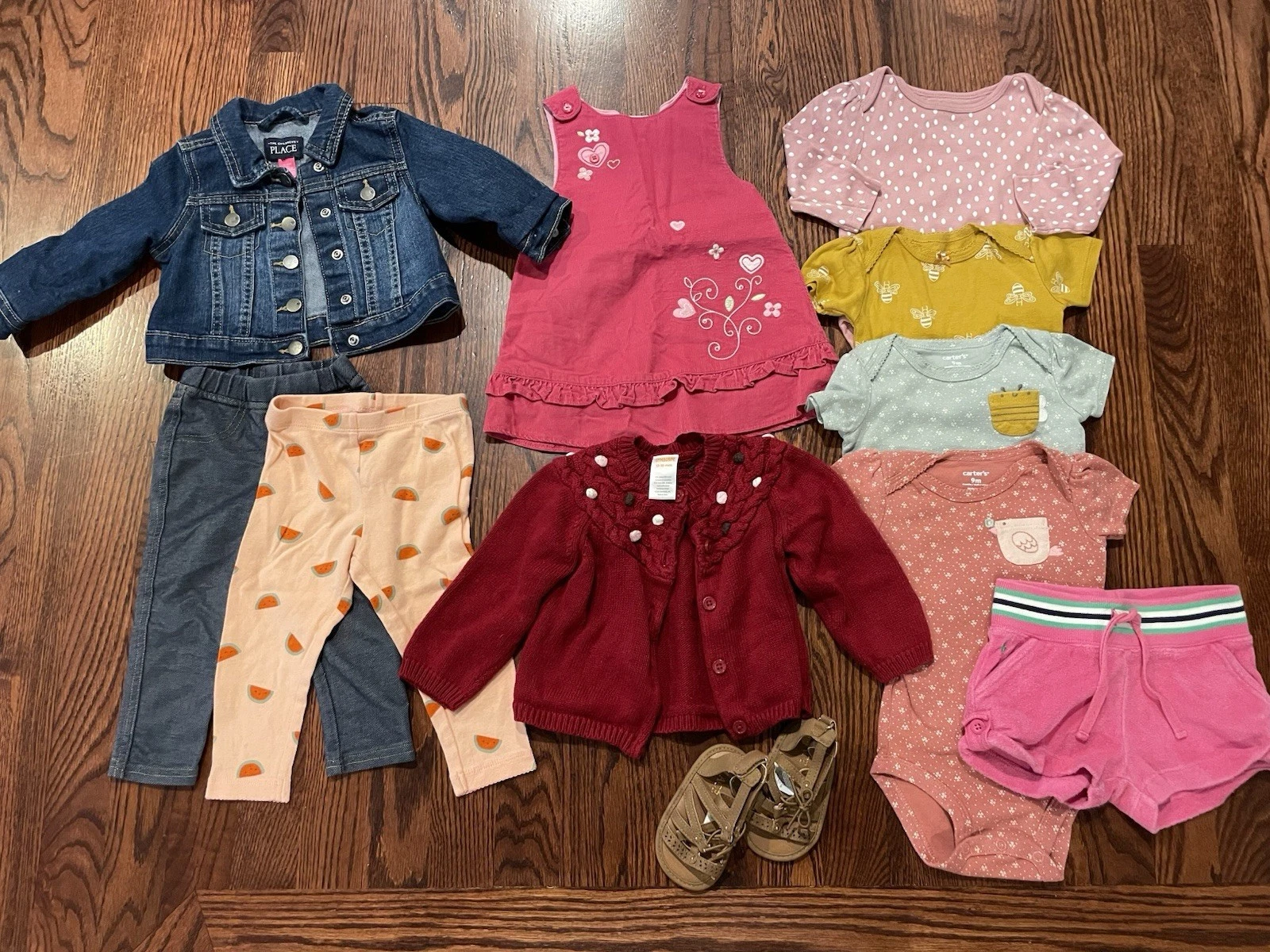 Girls Size 9-12 Month Clothing Lot
