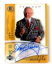 Don Cherry 2007-08 Upper Deck UD Trilogy Ice Scripts AUTOGRAPH AUTO Signature