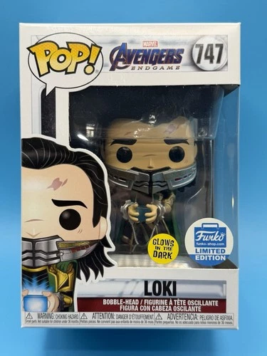 Funko POP! Figura Vinilo Avengers Endgame - ¡LOKI! GITD! #747! Exclusivo 🔥🔥