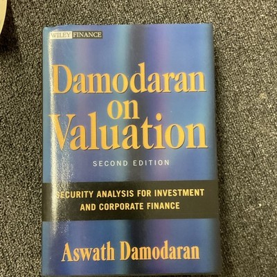 Damodaran Damodaran on Valuation 2nd Ed PB Wiley Finance Security Analysis