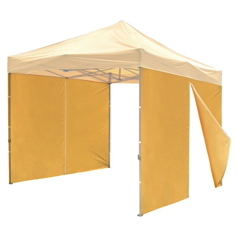 Instahibit 1080D Privacy Sidewall Zipper 120g UV30+ Fits 10x10fr Canopy 2 Pieces