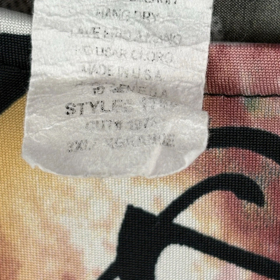 Sexy Maxi Vestido Diva Estampado Periódico Broadway Colorido Talla 2XL Foto 3 de 4