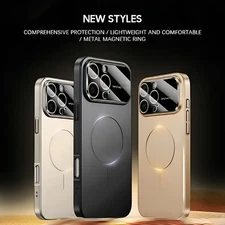 For iPhone 17 Pro Max 17 Air 16 15 14 Magnetic Mag Safe Case Camera Lens Cover