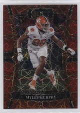 2023 Panini Select Draft Picks Concourse Red Lazer Prizm Myles Murphy #11 13cr
