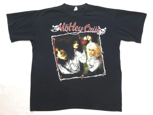 Motley Crue Vintage T Shirt Dr Feelgood Tour Concert St 1980s vintage concert t-shirt, vintage, single stitch, B+ condition