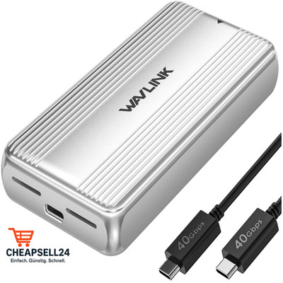 WAVLINK M.2 NVMe Gehäuse USB4 Thunderbolt 4 40Gbps SSD