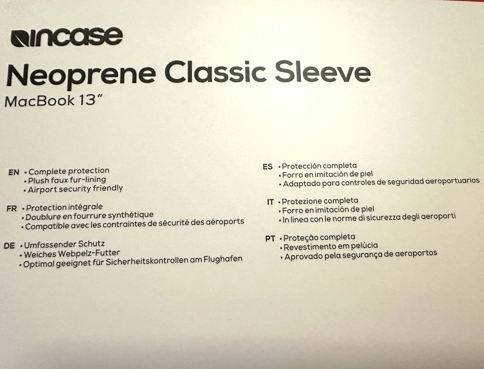 Capa/capa de neoprene clássica para iPod computador 13” polegadas  - Imagem 3 de 4