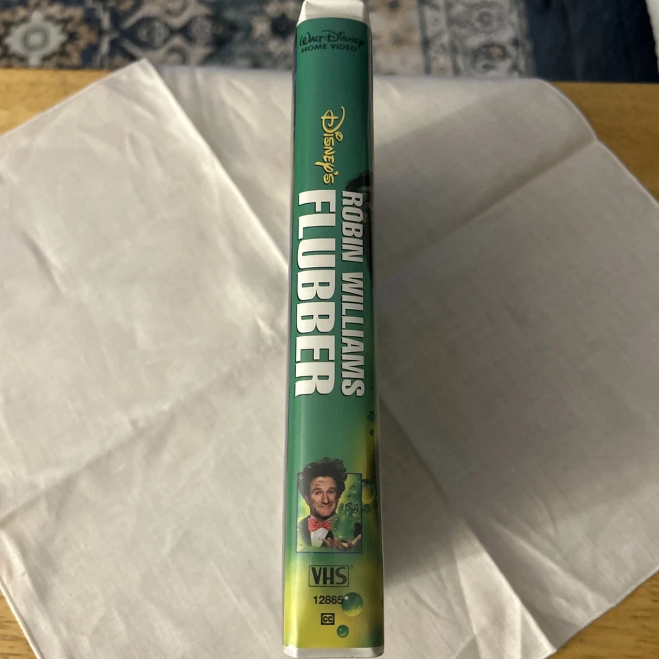 Flubber 1998 VHS Disney's Robin Williams Clamshell Edition Tested and Working - Image 2 of 4