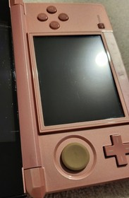 Nintendo 3DS Pink Handheld Console System w/ Charger, Stylus Tested!