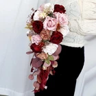Wedding Bouquet Bridal Bouquet Realistic Decorative Silk Flower Artificial