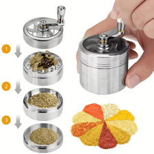 Nut & Hard Spice Grinder – Manual Crusher for Ginger, Rock Salt & Pepper, Nutmeg