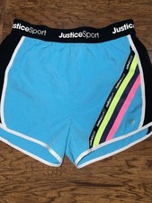 Justice Sports Shorts Multicolor Size 10 Activewear With Built In Underwear