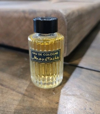 Vintage Rochas Moustache Eau De Cologne Mini Splash Bottle Collectible Rare VTG