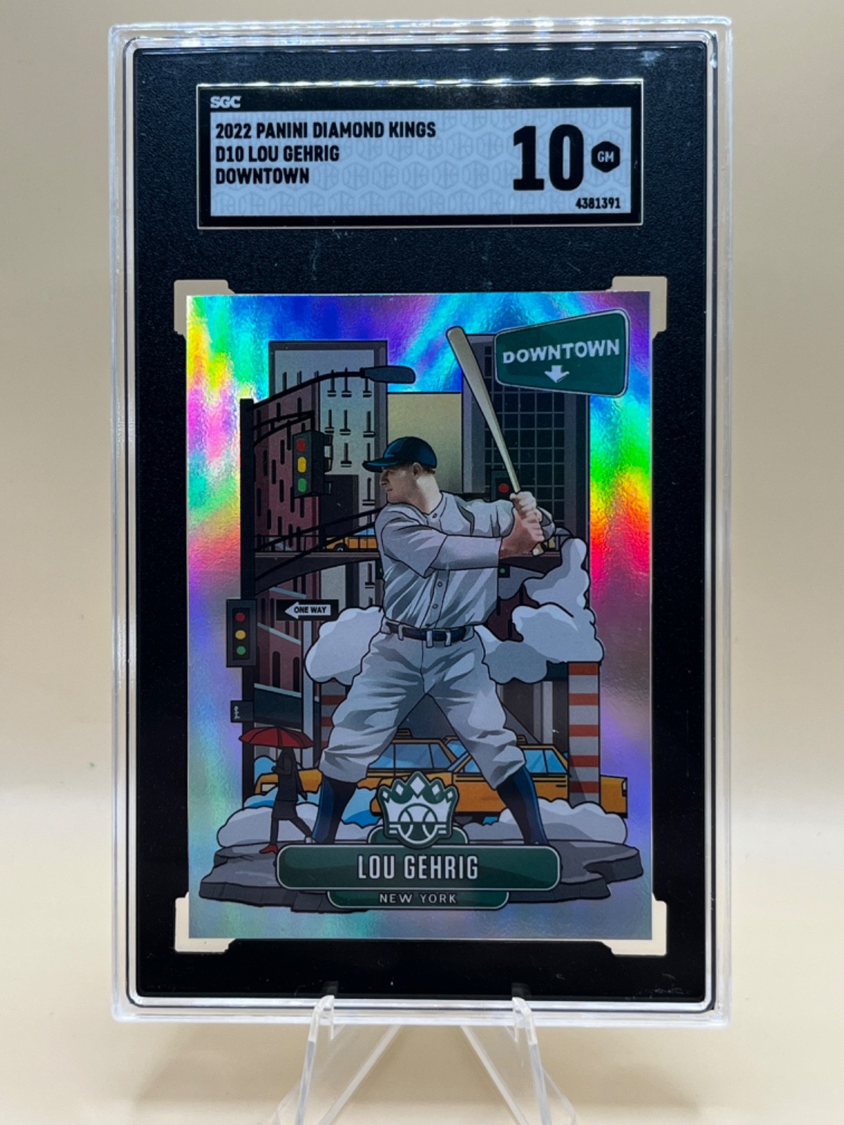 2022 Panini Diamond Kings - Downtown Lou Gehrig #D10
