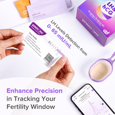 Quantitative Ovulation Predictor Kit  40 Ovulation Tests  10 Pregnancy Tests ...