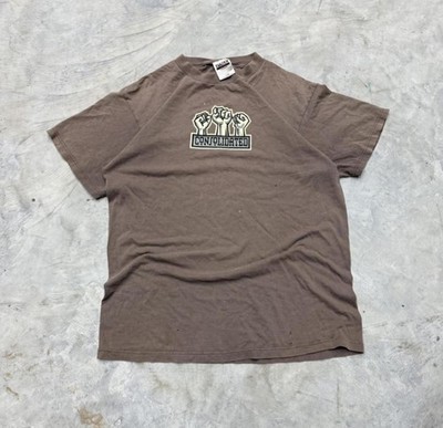 Rare Vintage 90s Consolidated Fist Skateboard Brand Shirt Size Large Skater Punk