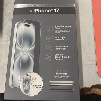 DuraGlass Advanced Screen Protector for iPhone 17 Blue Light Filtration New