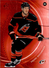 Andrei Svechnikov 2025-26 SP Game Used Red Parallel card #63 Carolina Hurricanes